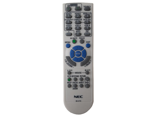 NEC mando a distancia original RD-477E, 7N901171, 7N901261, RMT-PJ39 - RD-472E - Bild 1